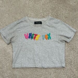 White fox tiny tee